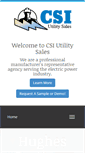 Mobile Screenshot of csiutilitysales.com